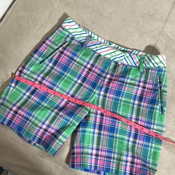 Lady Hagan Women’s Golf High Waisted Shorts Size 6 Green Purple Blue Col… - Picture 3 of 9